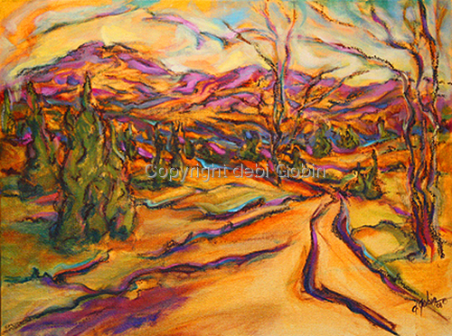 Painting-Landscape-Home Roads #2            
