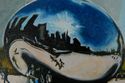 Painting--Oil-CityscapeCloud Gate (detail)