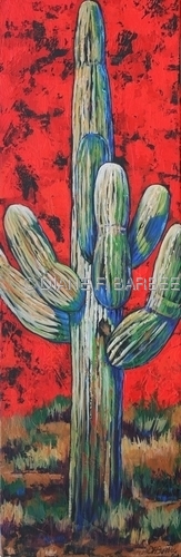 Saguaro%20On%20Red (large view)