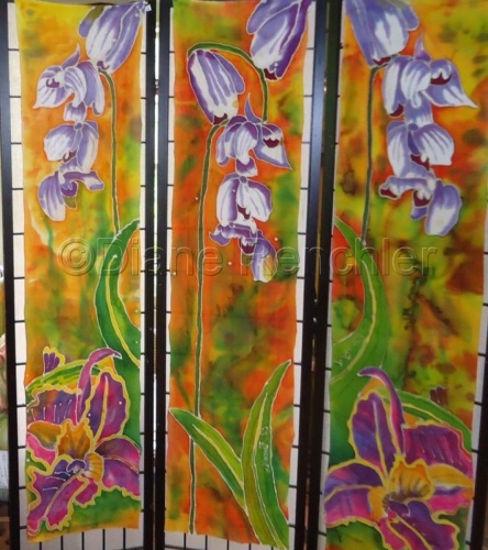 Silk Batik Screen or Wearable Art
