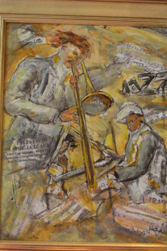Painting-Interior-The Trombone Player