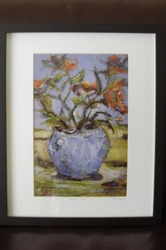 Painting-Floral-Purple Vase