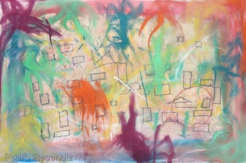 Painting-Abstract-Fireworks