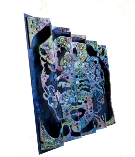 Sculpture-Expressionist-Liz and Marilyn (Left view)