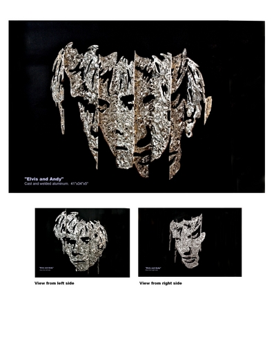 Sculpture-Figurative-Elvis and Andy