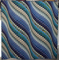 Fiber Art--Quilting-AbstractThe Wave