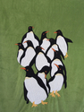 Fiber Art--Quilting-AnimalsGreen Penguins