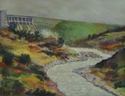 Painting--Pastels-LandscapeStormy Folsom Dam