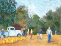 Painting--Pastels-LandscapeThe Pumpkin Patch