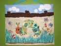 Fiber Art--Mixed FiberSummer Caterpillar