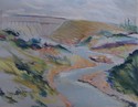 Painting--Pastels-LandscapeFolsom Lake Dam
