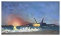 Painting--Pastels-GenreEvening Scramble
