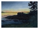 Painting-Sunset at Kalbach Cove