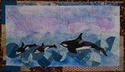 Fiber Art--Artquilt-AnimalsSan Juan Orca