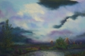 Painting--Pastels-LandscapeKinderdijk