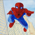 Painting--Acrylic-ConceptualSpiderman