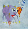 Painting--Acrylic-ConceptualSpider Balloon