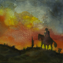 Painting--Acrylic-LandscapeEvening Ride