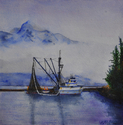 Painting--Acrylic-SeascapeBringing in the Nets