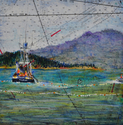 Painting--Acrylic-SeascapeWorking The Nets