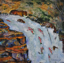 Painting-Running the Gauntlet