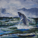 Painting--Acrylic-AnimalsThe Big Splash