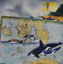 Painting--Watercolor-SeascapeDeer Harbor