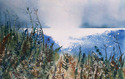 Painting--Watercolor-LandscapeSeascape and Grass