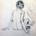 Drawing--Paper-FigurativeFigure Study