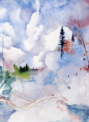 Painting-A Very Early Spring - In Development