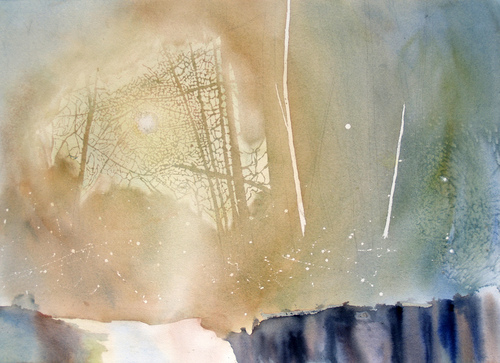 Painting-Landscape-Forest Pond - In development