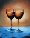 Painting--Oil-Still LifeTwo Wines