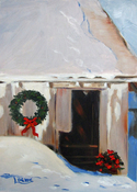Painting--Oil-LandscapeChristmas Is Everywhere