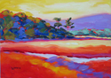 Painting--Oil-ImpressionismAll the Colors Come Out at Sunset