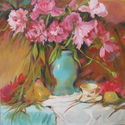 Painting--Oil-FloralPeonies I