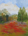 Painting--Oil-ImpressionismA Flowering Meadow