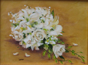 Painting--Oil-FloralWedding Bouquet