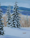 Painting--Oil-LandscapeJust Waiting For the Holidays