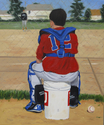 Painting--Oil-FigurativeCatcher on the Side