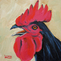 Painting--Oil-AnimalsSunrise Alarm