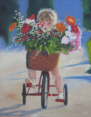 Painting-Figurative-Look What Ive Got