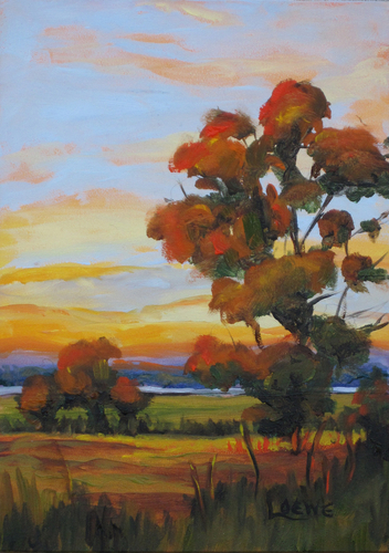 Painting-Landscape-Late Afternoon Glow