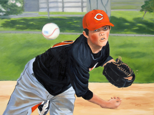 Painting-Figurative-The Slider