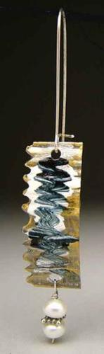 Art Earring Series: Recycled Metal