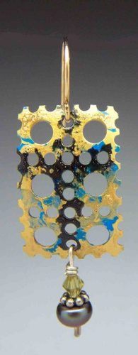 Art Earring Series: Recycled Metal
