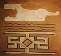 Painting--Acrylic-Animals MURAL - SANGRE DE CHRISTO ARTS CENTER COSTA RICAN POTTERY EXHIBIT