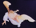 Painting--Oil-AllegoricalCRECHE (angel after Rembrandt),  Santa Fe NM