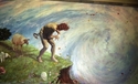 Painting--Murals-AllegoricalREVERIE (detail), Whole Foods Market, Santa Fe NM