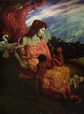 Painting--Murals-AllegoricalREVERIE (detail),  WHOLE FOODS MARKET,  Santa Fe NM