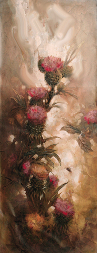 Bull Thistle Bee
